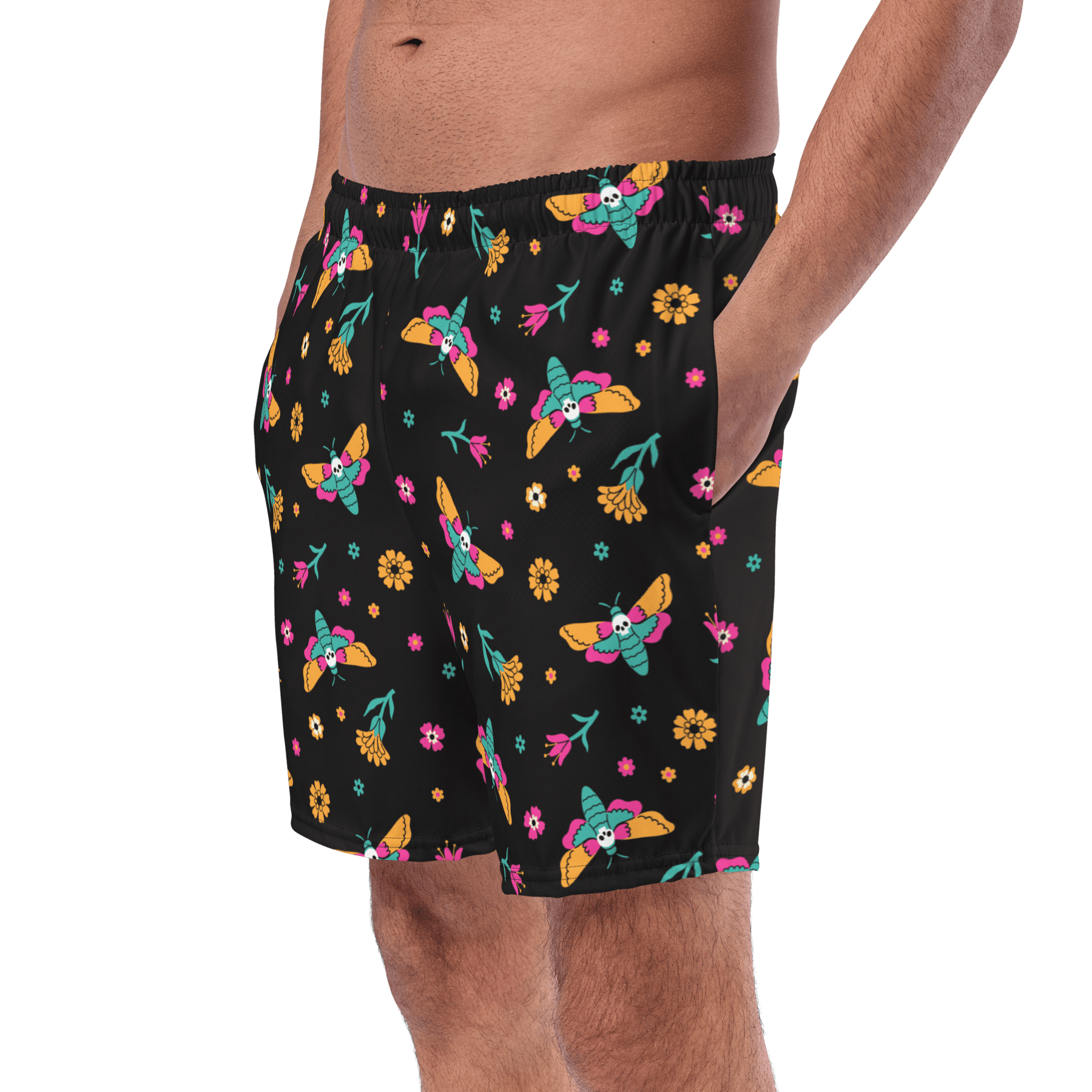 Moth Magic Men's Lined Swim Trunks - Goth Cloth Co.6051836_14636