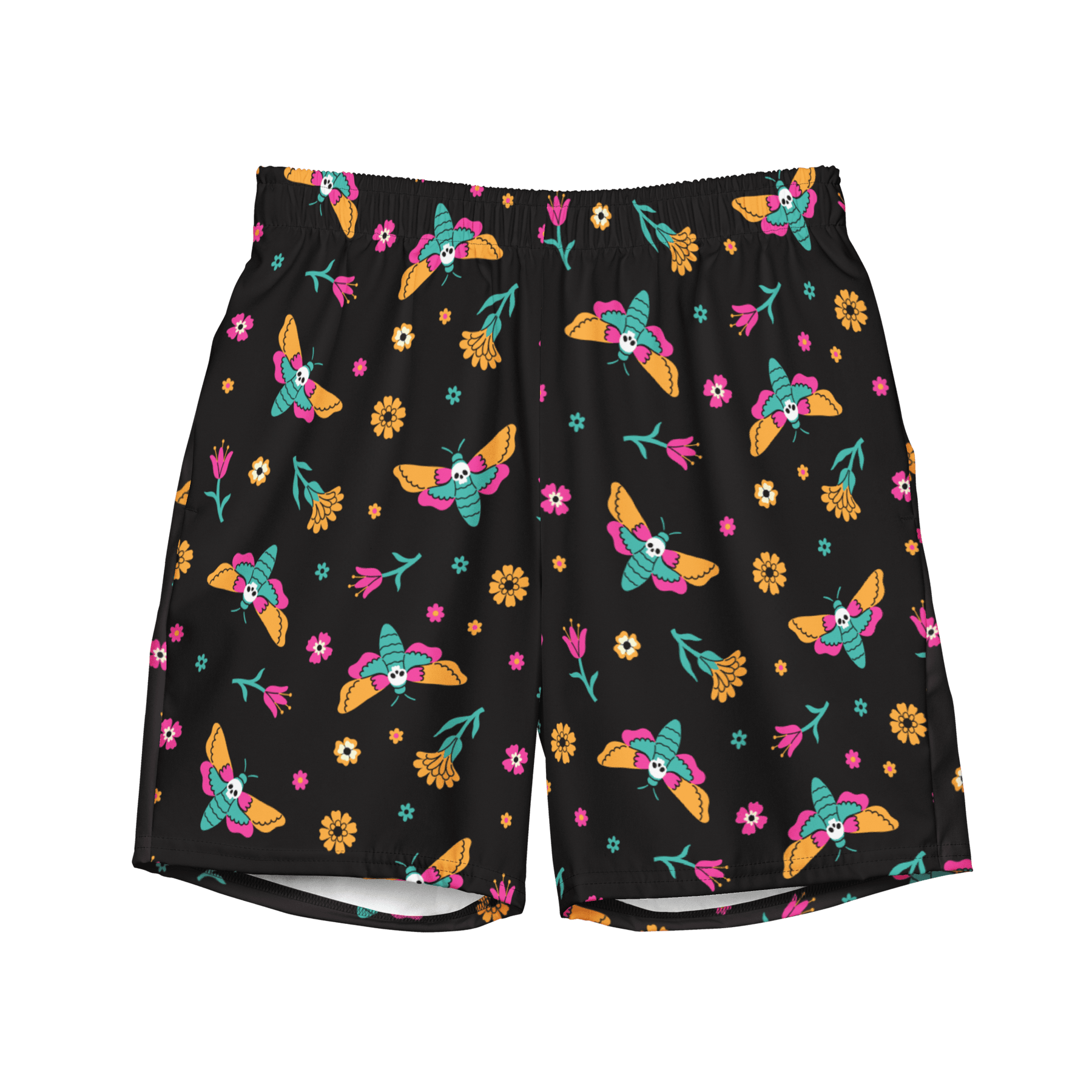 Moth Magic Men's Lined Swim Trunks - Goth Cloth Co.6051836_14636