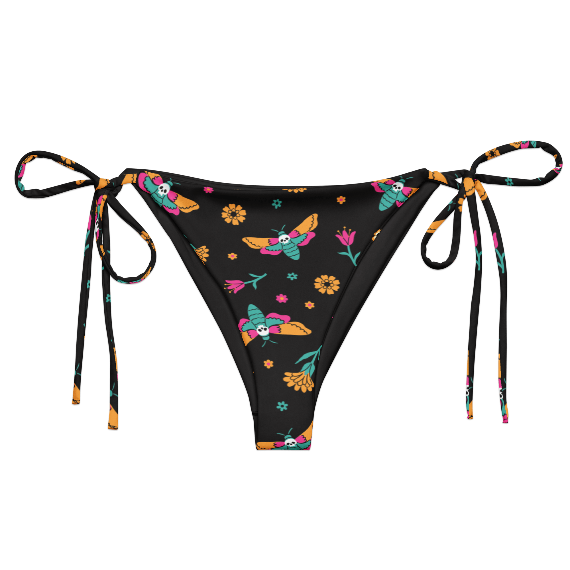 Moth Magic String Bikini Bottom | Punk Swimwear