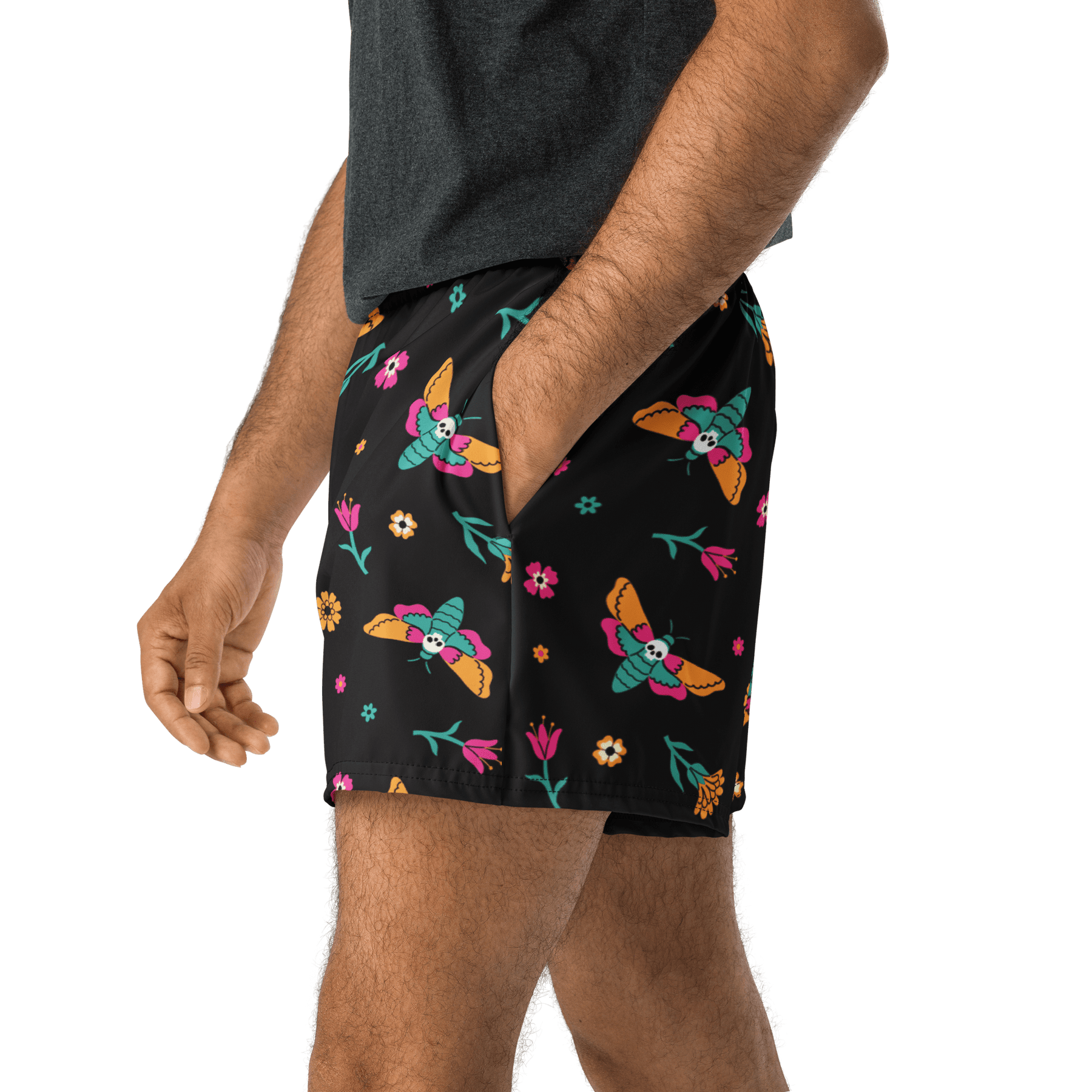 Moth Magic Unisex Unlined Swim Trunks - Goth Cloth Co.7826884_9804