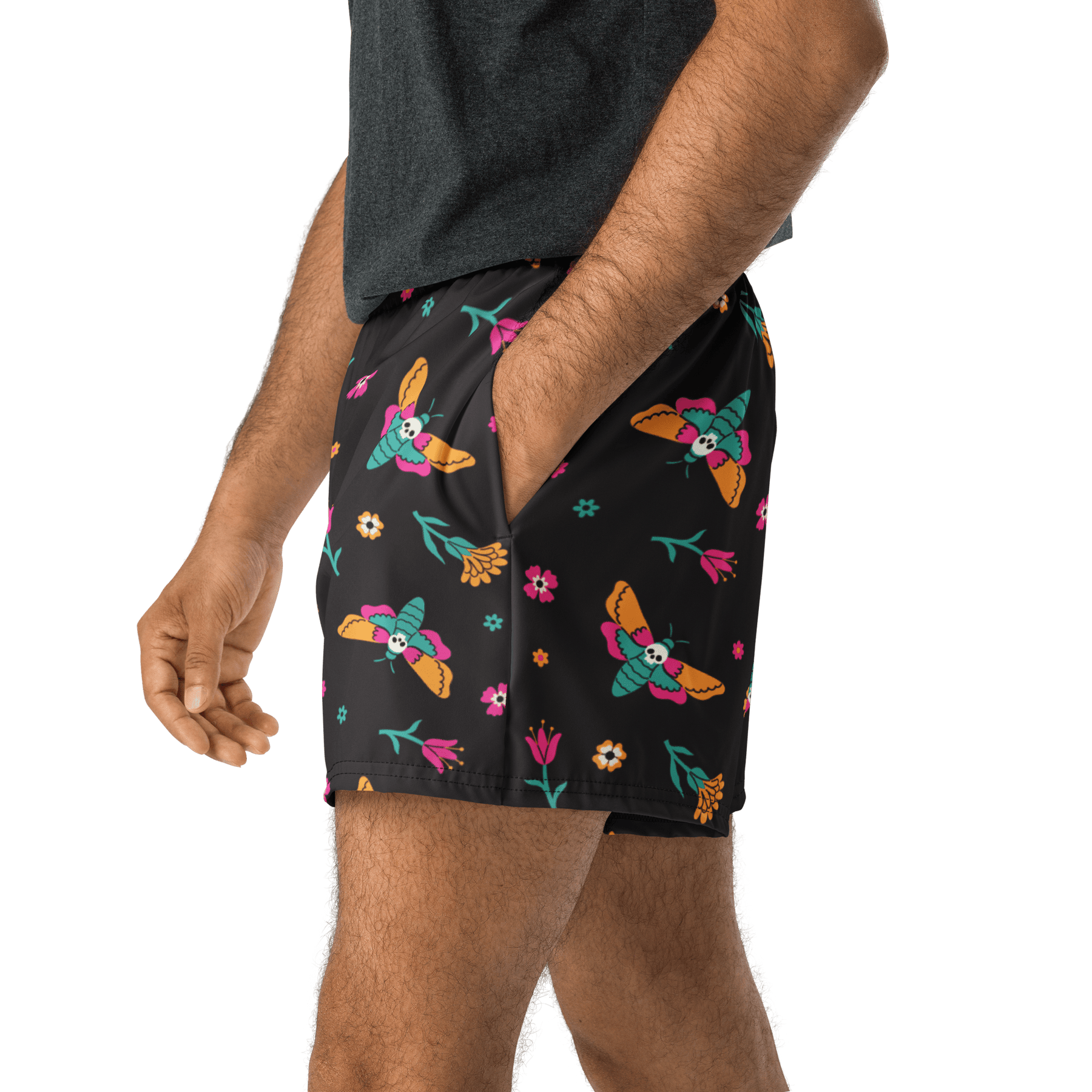 Moth Magic Unisex Unlined Swim Trunks - Goth Cloth Co.7826884_9804