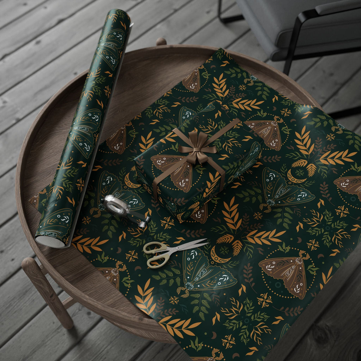 Mothlit Grove Gift Wrap - Goth Cloth Co.Home Decor16982861952560655179