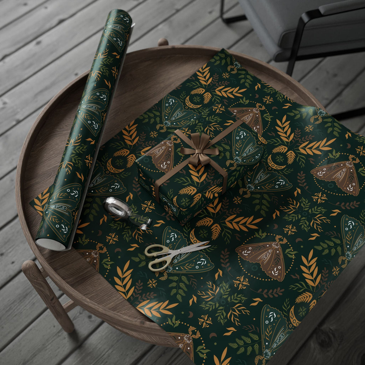 Mothlit Grove Gift Wrap - Goth Cloth Co.Home Decor16982861952560655179