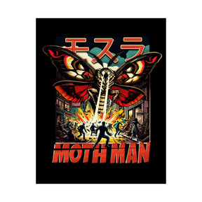 Mothman Attack Comic Style Art Print - Goth Cloth Co.Poster13820537041035708157