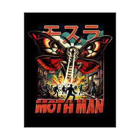 Mothman Attack Comic Style Art Print - Goth Cloth Co.Poster22963433654890249612