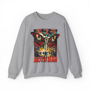 Mothman City Attack Crewneck Sweatshirt - Goth Cloth Co.Sweatshirt20903031759006425220