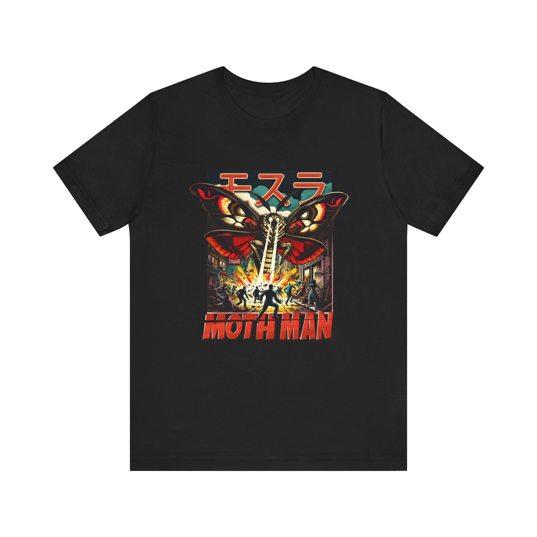 Mothman City Attack Vintage Comic - Style T - Shirt - Goth Cloth Co.T - Shirt13209441580393253395