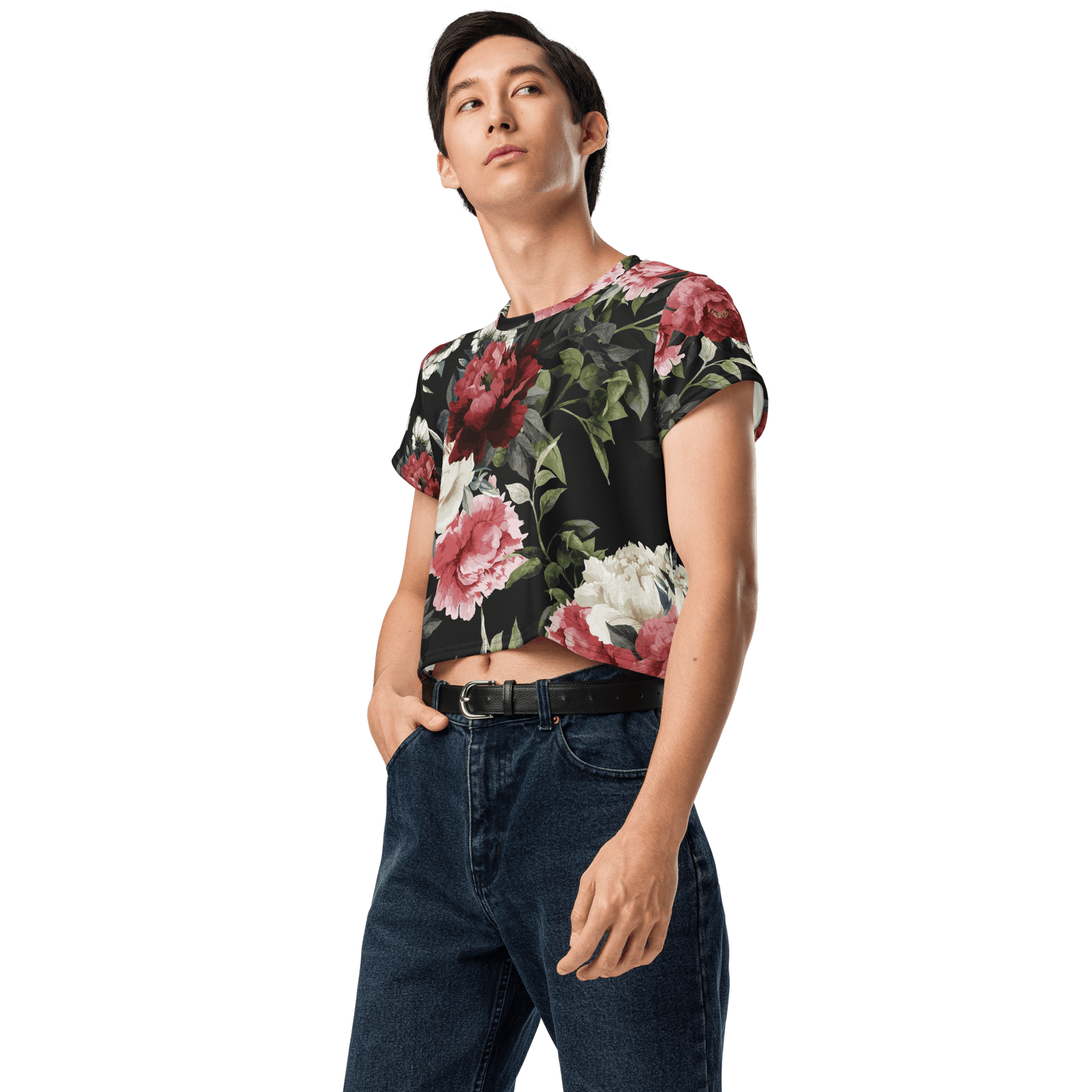 Mourning Rose Crop Top - Goth Cloth Co.4312898_9340