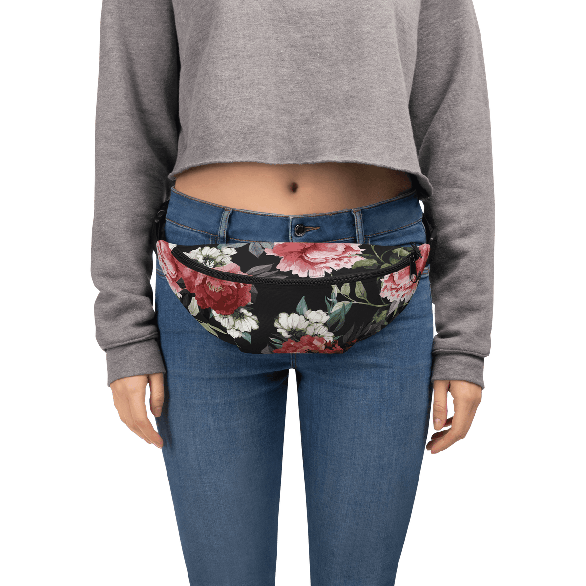 Mourning Rose Fanny Pack - Goth Cloth Co.4940378_9986