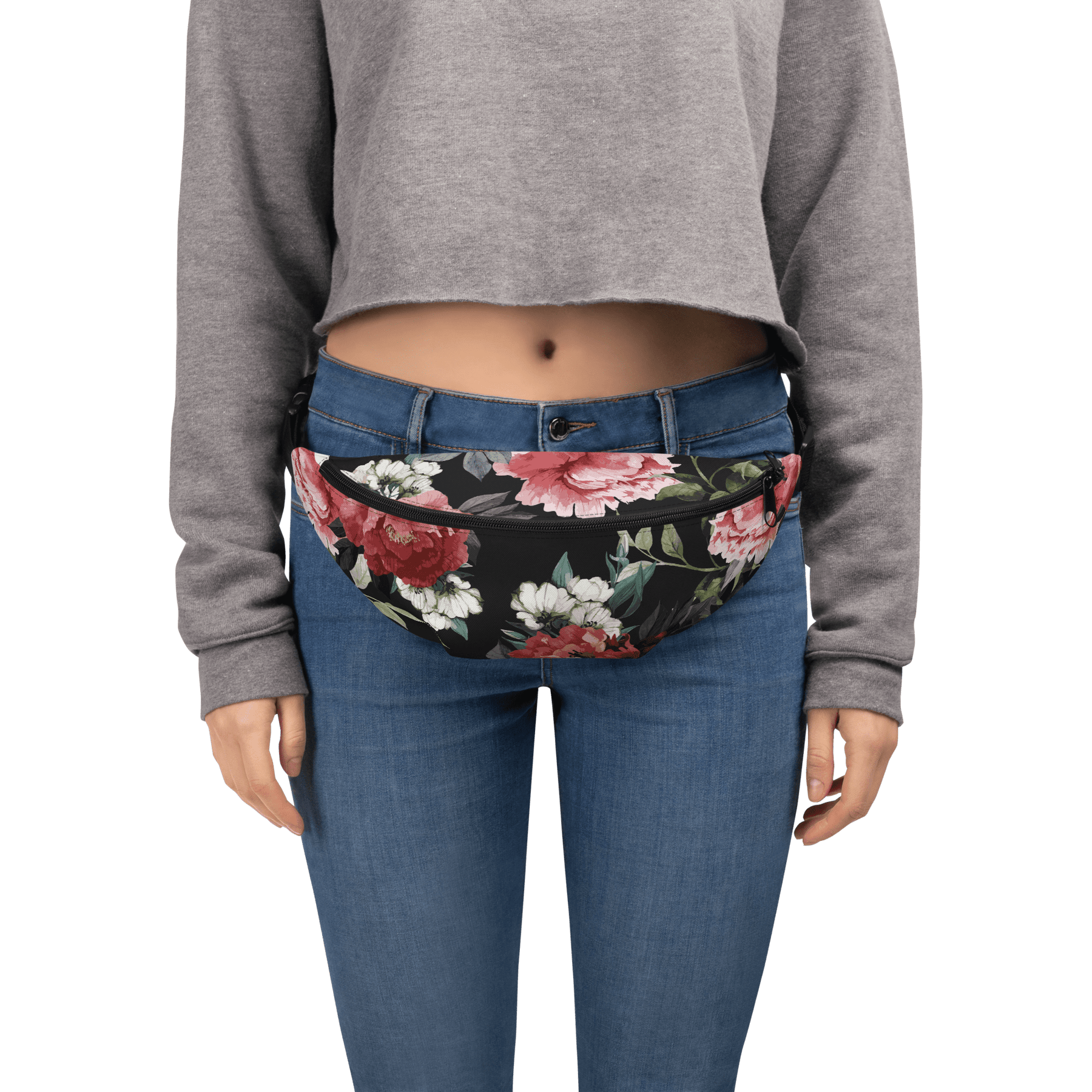 Mourning Rose Fanny Pack - Goth Cloth Co.4940378_9986