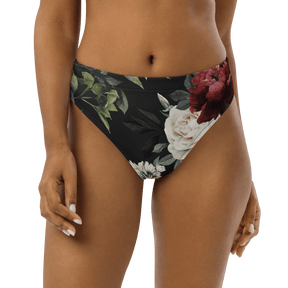 Mourning Rose High - Waisted Sport Bikini Bottom - Goth Cloth Co.8880846_12042