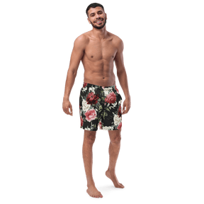 Mourning Rose Men's Lined Swim Trunks - Goth Cloth Co.5524525_14636