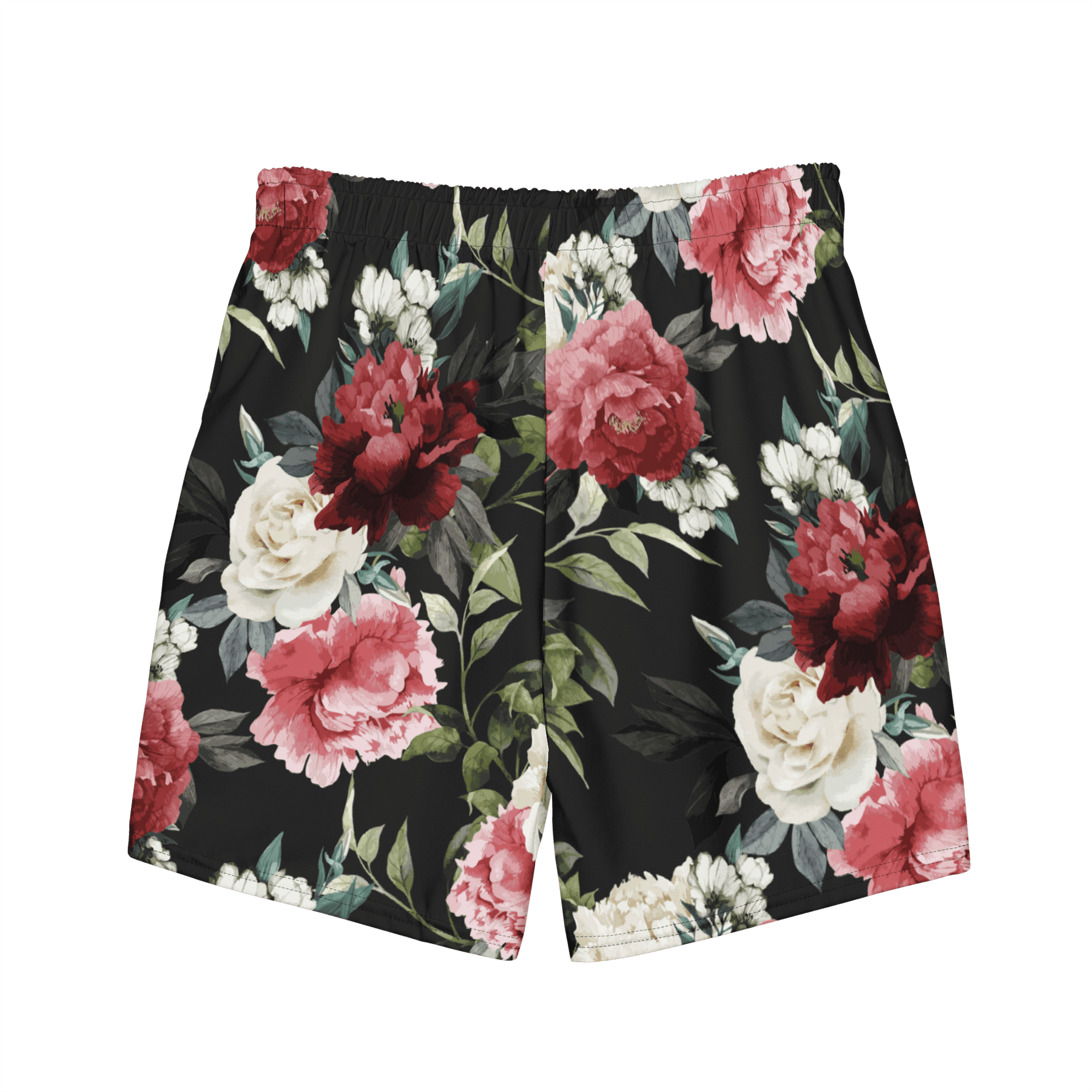 Mourning Rose Men's Lined Swim Trunks - Goth Cloth Co.5524525_14636