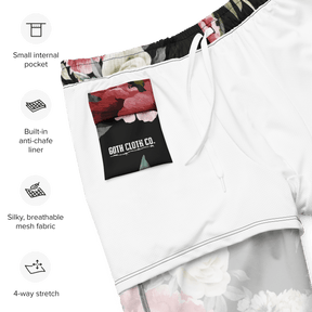 Mourning Rose Men's Lined Swim Trunks - Goth Cloth Co.5524525_14636