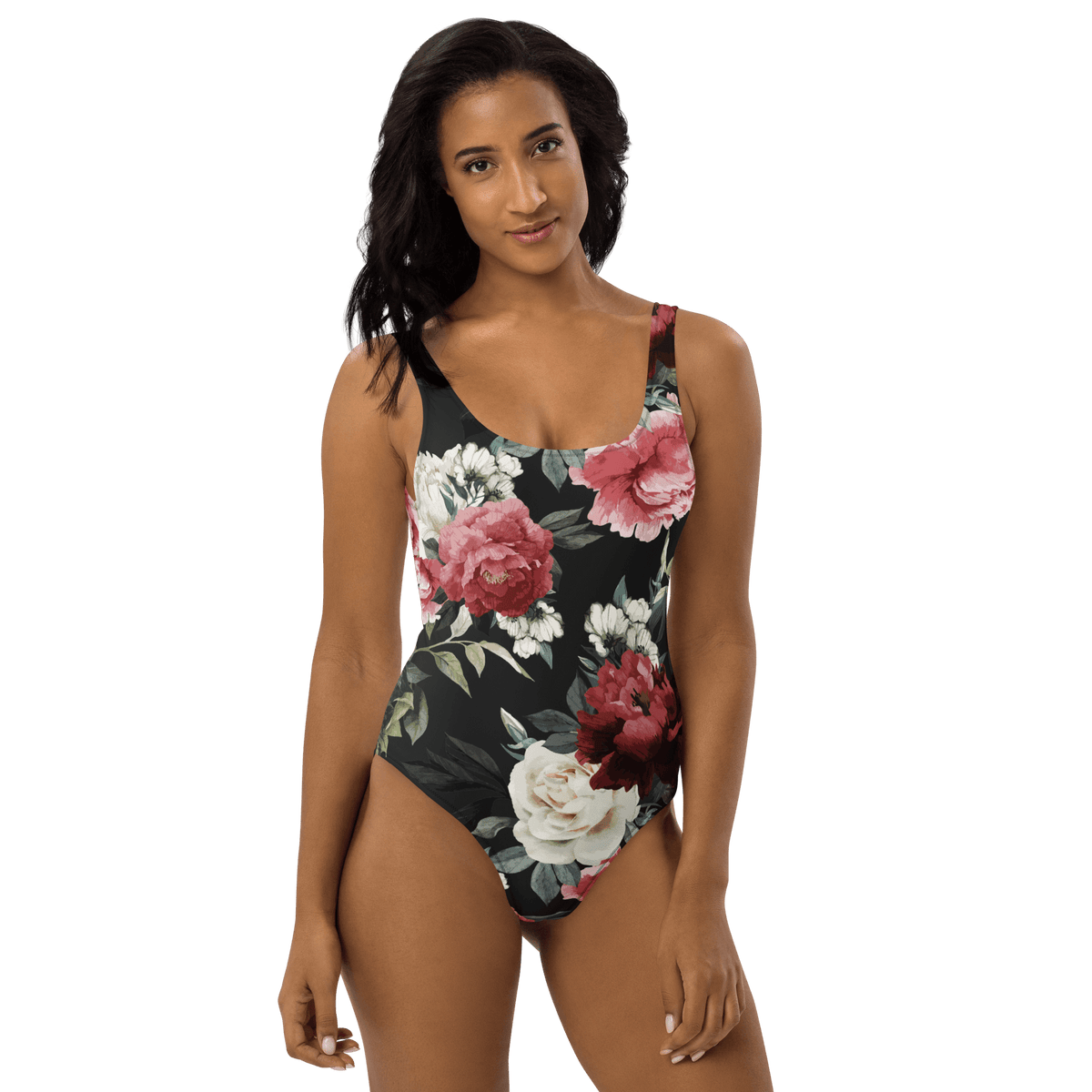 Mourning Rose One - Piece Swimsuit - Goth Cloth Co.3497826_9014