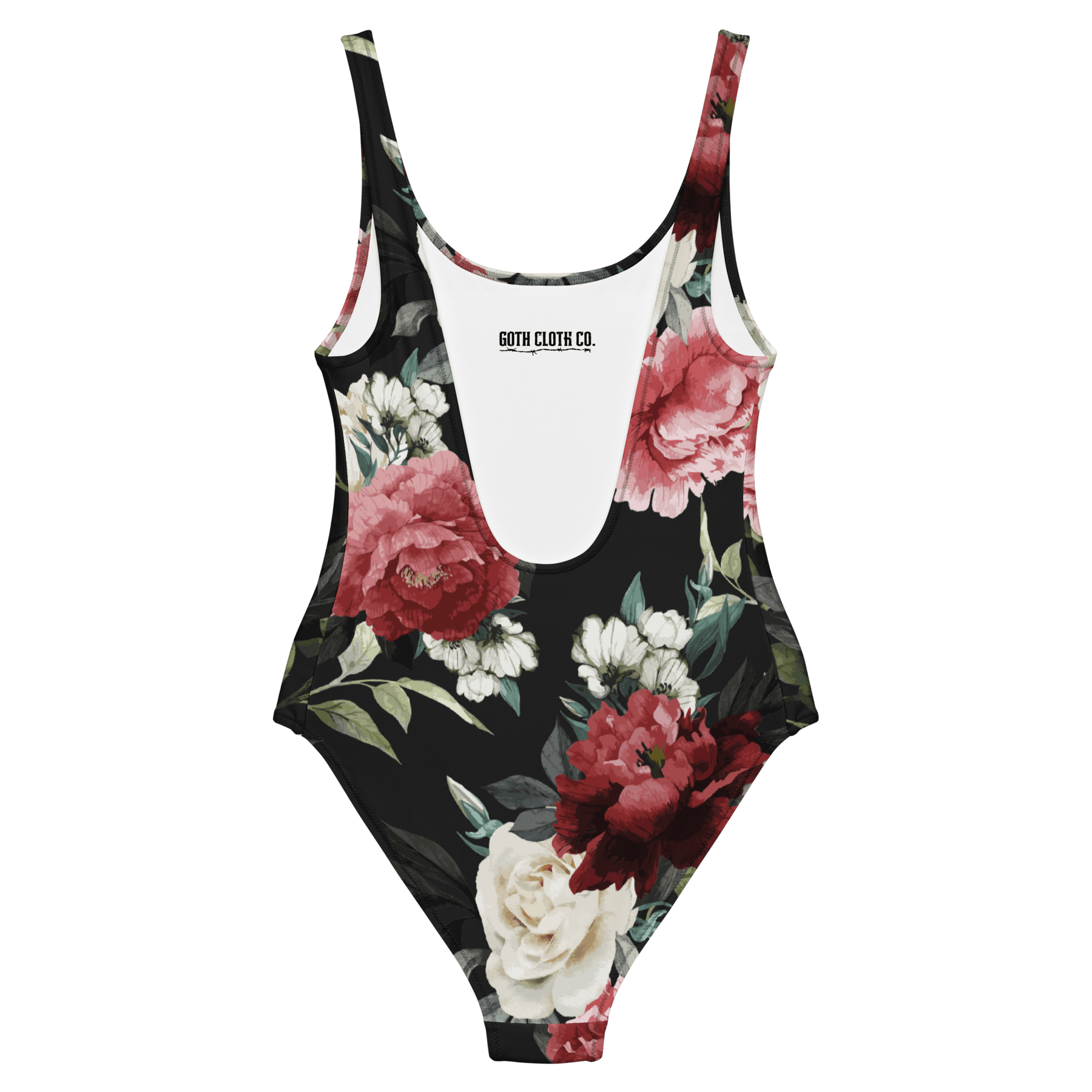 Mourning Rose One - Piece Swimsuit - Goth Cloth Co.3497826_9014