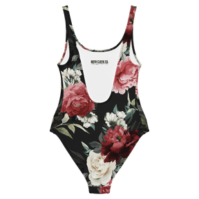 Mourning Rose One - Piece Swimsuit - Goth Cloth Co.3497826_9014