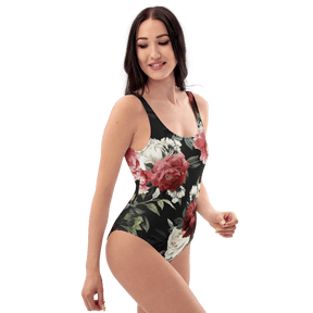 Mourning Rose One - Piece Swimsuit - Goth Cloth Co.3497826_9014