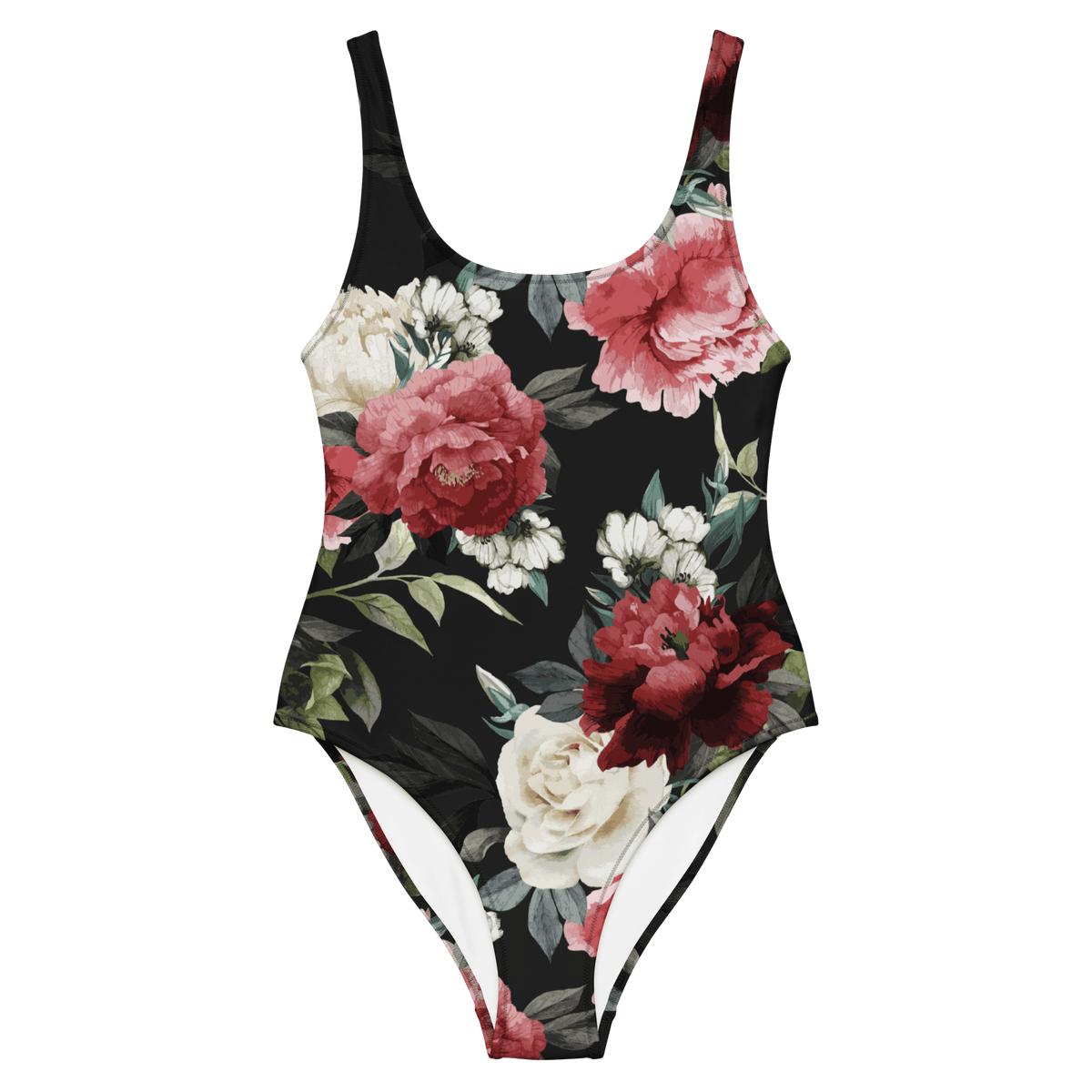 Mourning Rose One - Piece Swimsuit - Goth Cloth Co.3497826_9014