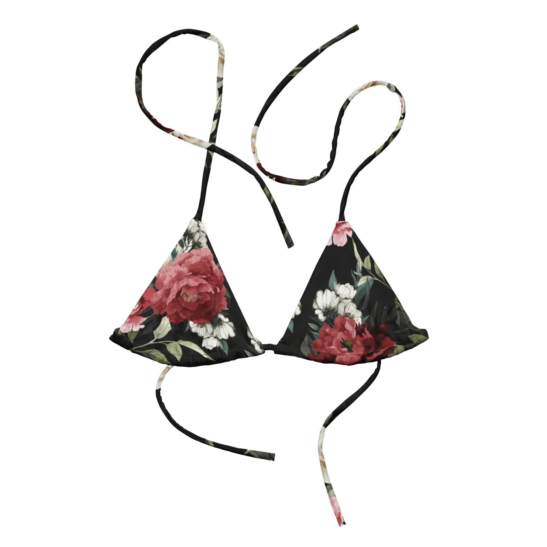 Mourning Rose String Bikini Top - Goth Cloth Co.3079419_16564