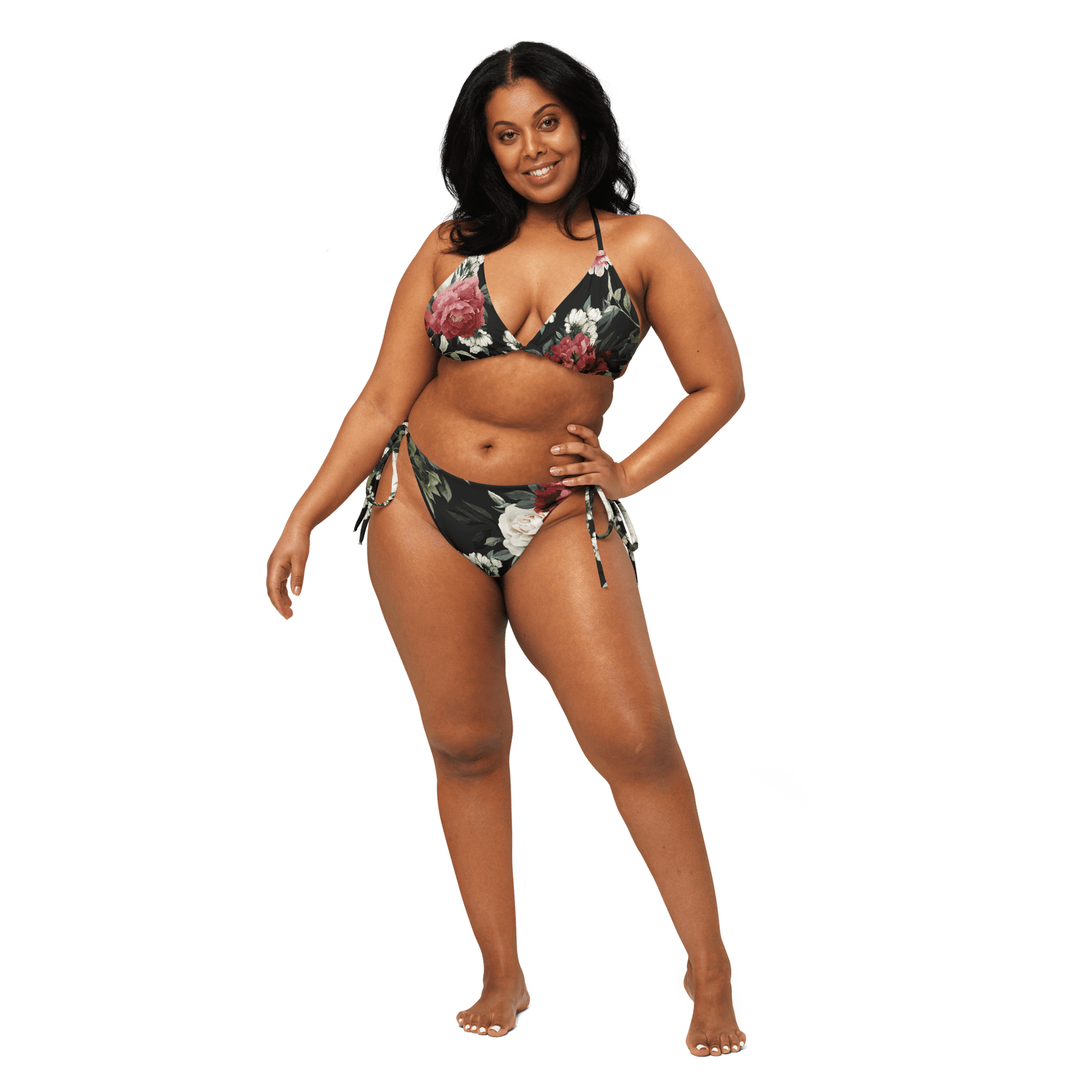 Mourning Rose String Bikini Top - Goth Cloth Co.3079419_16564