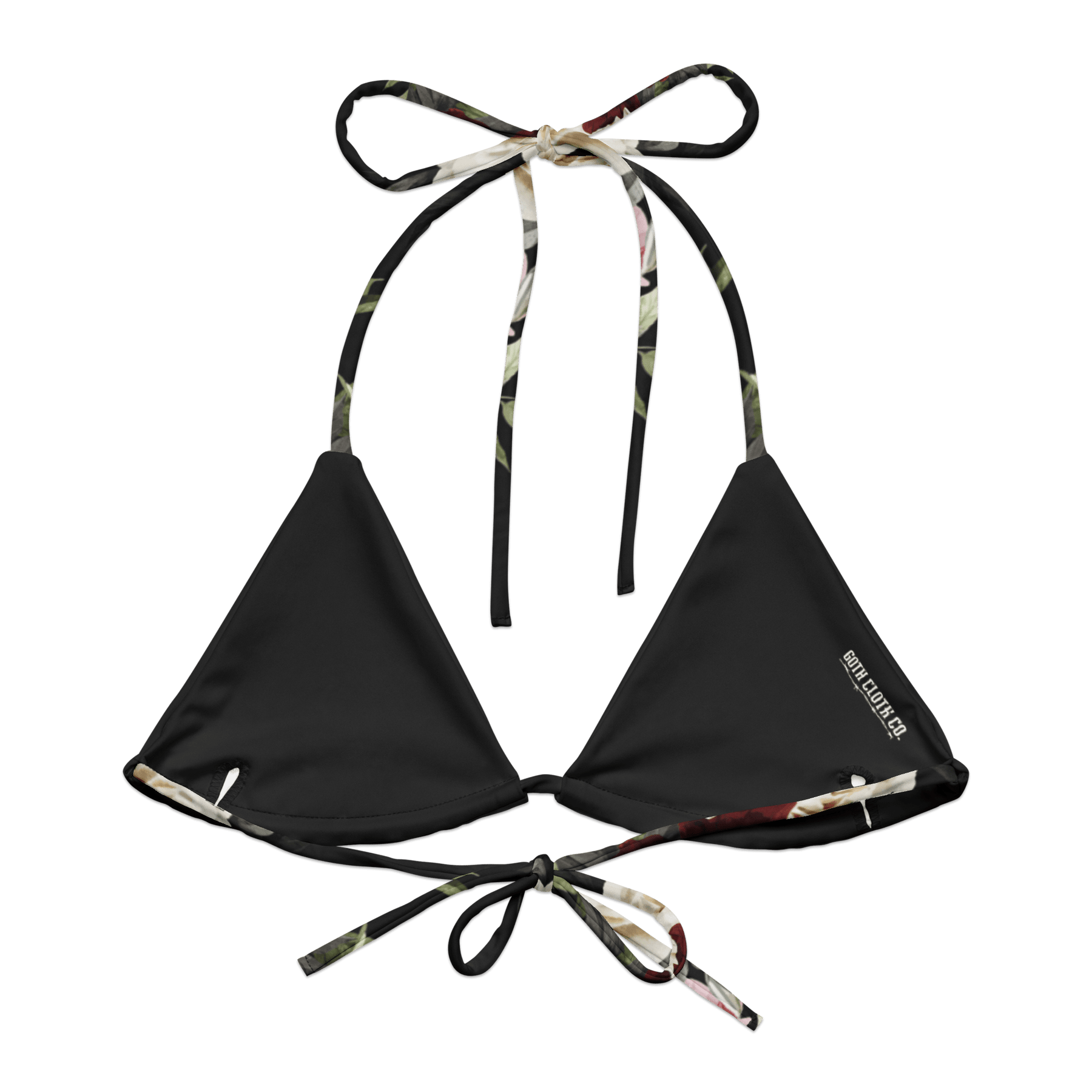 Mourning Rose String Bikini Top - Goth Cloth Co.3079419_16564