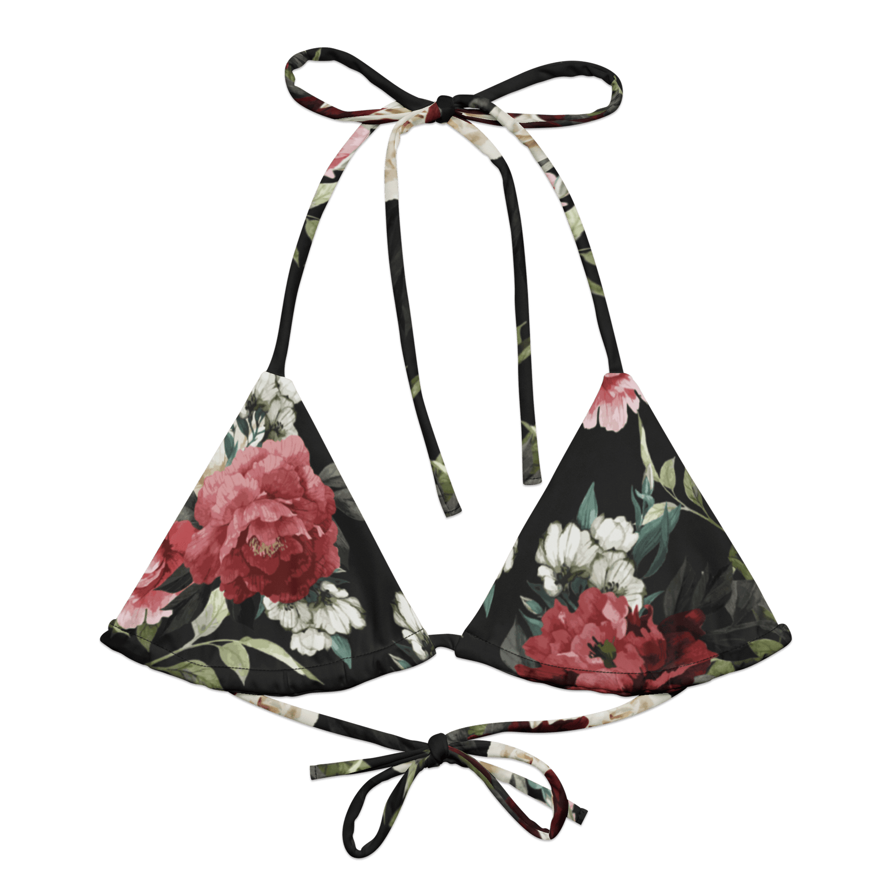 Mourning Rose String Bikini Top - Goth Cloth Co.3079419_16564