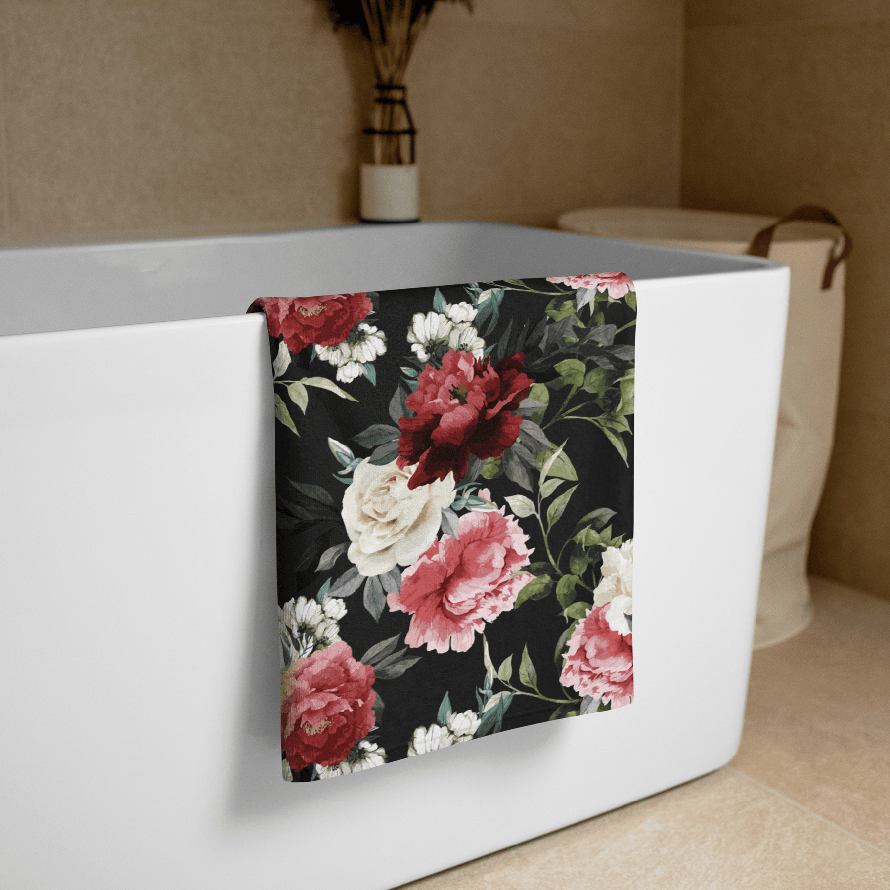 Mourning Rose Towel - Goth Cloth Co.5942539_8874