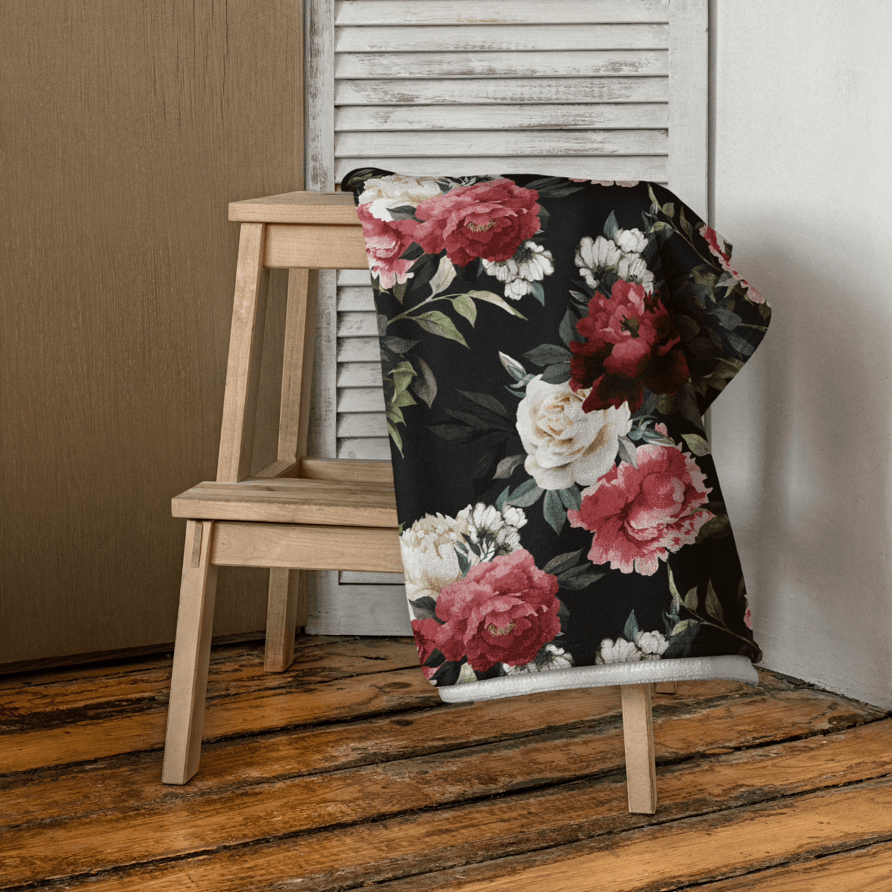 Mourning Rose Towel - Goth Cloth Co.5942539_8874