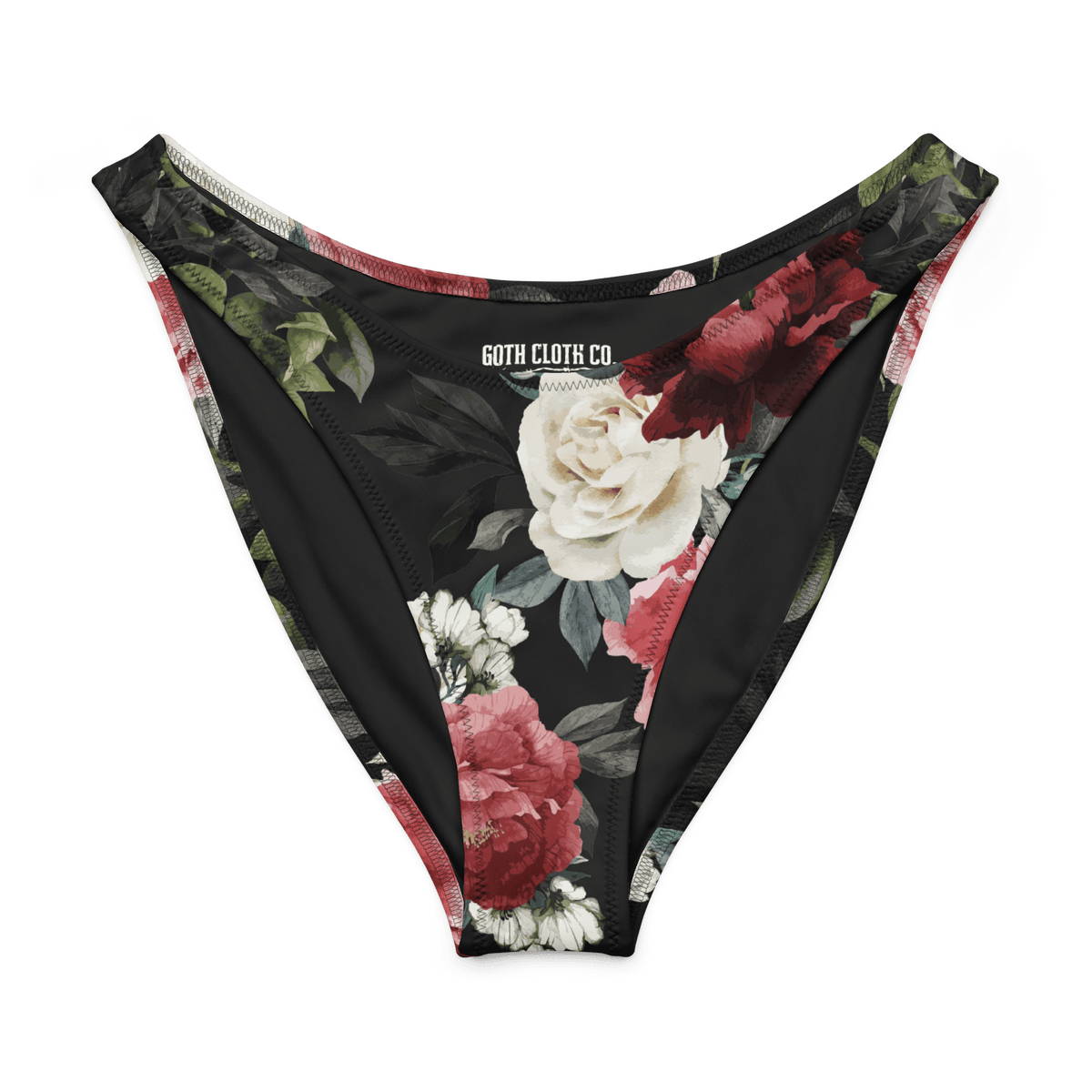 Mourning Rose V - Cut Bikini Bottom - Goth Cloth Co.6084253_22693