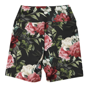 Mourning Rose Yoga Shorts - Goth Cloth Co.5570894_9079