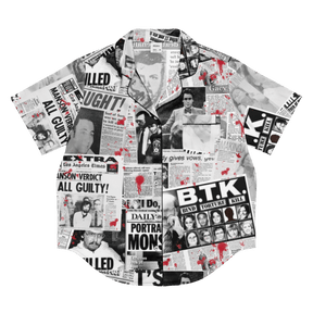 Murder Ink Silky Pajama Top - Goth Cloth Co.7699885_20964