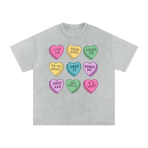 Naughty Hearts Snow Washed Oversized T-Shirt - Goth Cloth Co.260128PODPQ1547007