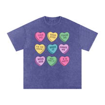 Naughty Hearts Snow Washed Oversized T-Shirt - Goth Cloth Co.260128PODPQ1547031