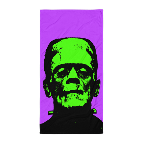 Neon Frankenstein Towel - Goth Cloth Co.5936890_8874