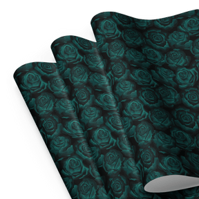 Neon Roses Gothic Spooky Gift Wrap (3 Sheets) - Goth Cloth Co.1180675_17373