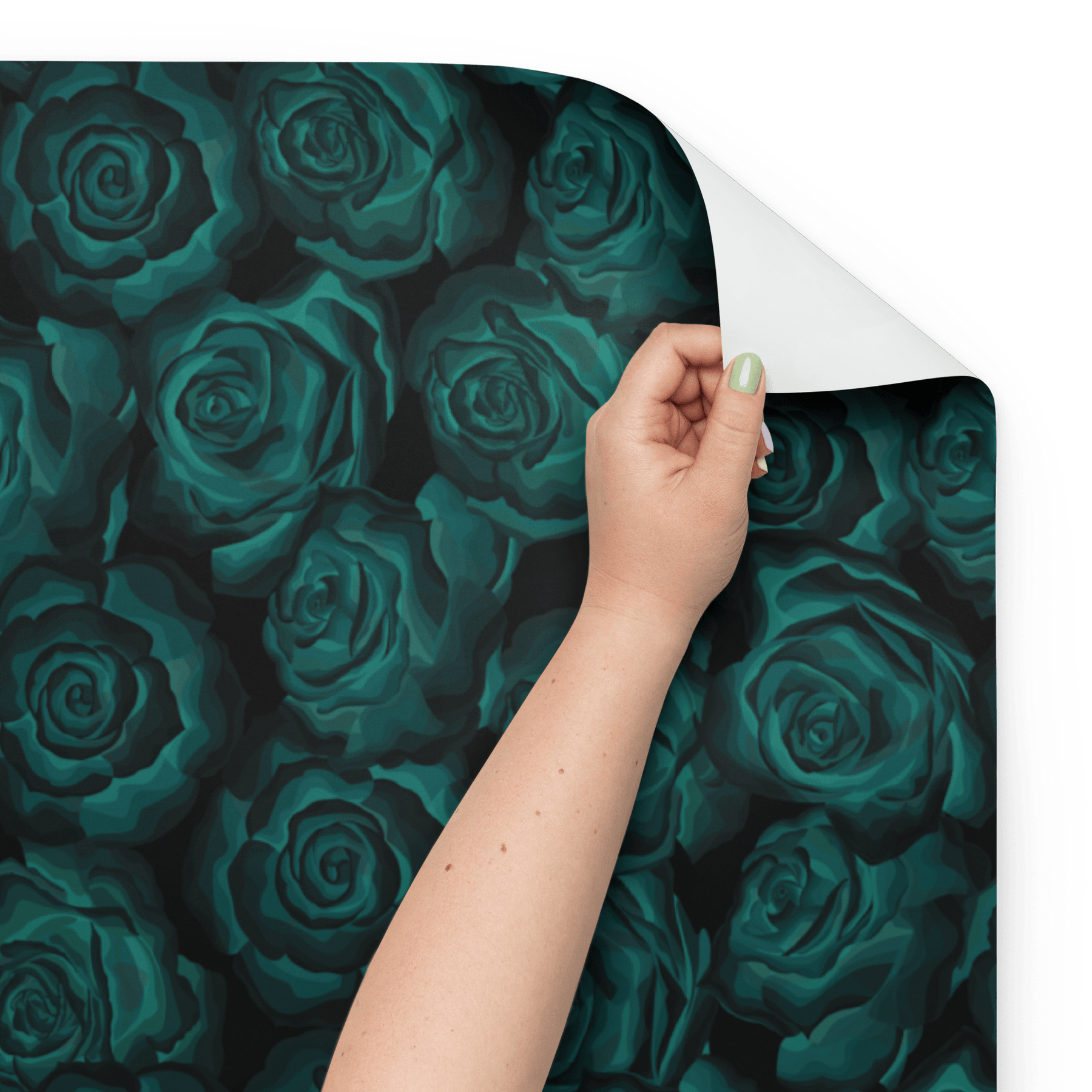 Neon Roses Gothic Spooky Gift Wrap (3 Sheets) - Goth Cloth Co.1180675_17373