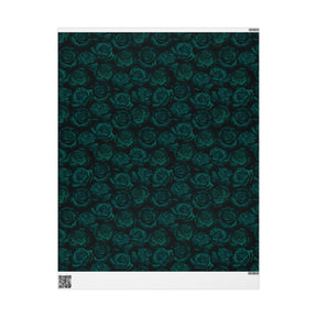Neon Roses Gothic Spooky Gift Wrap - Goth Cloth Co.Home Decor33342437013995002063