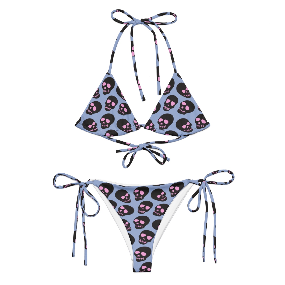 Neon Skull 2-Piece String Bikini - Goth Cloth Co.9831266_16553