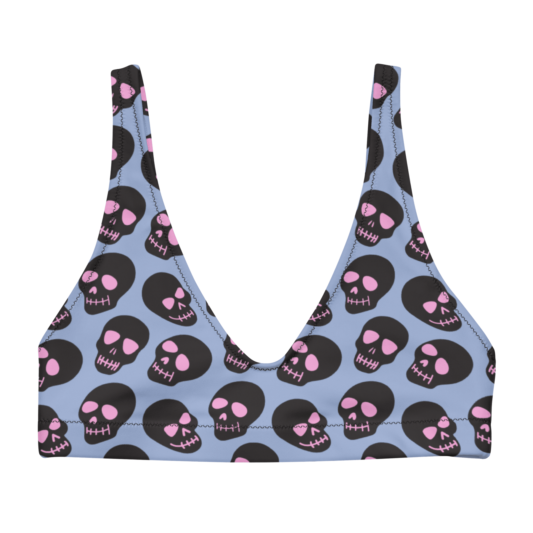 Neon Skull Sport Bikini Top - Goth Cloth Co.5091778_12035