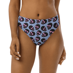 Neon Skull Sport High - Waisted Bikini Bottom - Goth Cloth Co.3278217_12042
