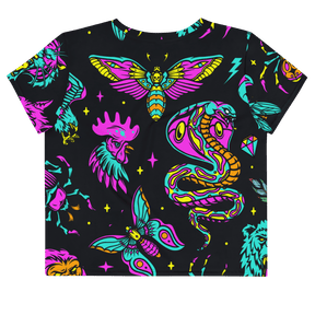 Neon Traditional Crop Top - Goth Cloth Co.9219322_9340