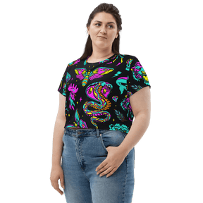Neon Traditional Crop Top - Goth Cloth Co.9219322_9340