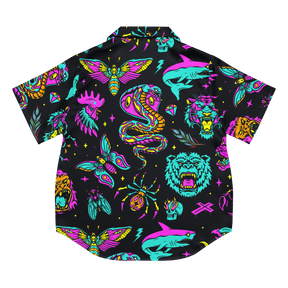 Neon Traditional Silky Pajama Top - Goth Cloth Co.7553824_20964