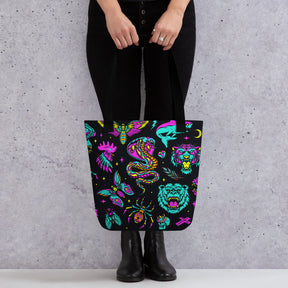 Neon Traditional Tote Bag - Goth Cloth Co.9161141_4533