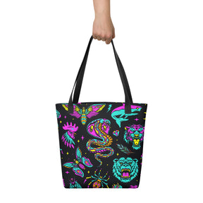 Neon Traditional Tote Bag - Goth Cloth Co.9161141_4533