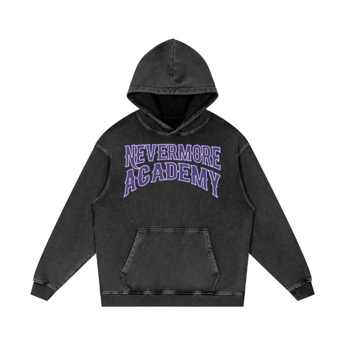 Nevermore Academy Unisex Cotton Hoodie - Goth Cloth Co.250909PODRB3066001