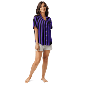 Nevermore Days Silky Pajama Top - Goth Cloth Co.9539081_20964