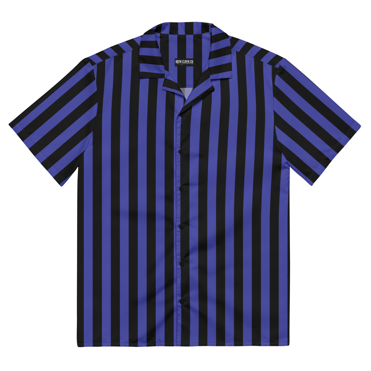 Nevermore Nights Striped Button - Up Shirt - Goth Cloth Co.3124941_17117