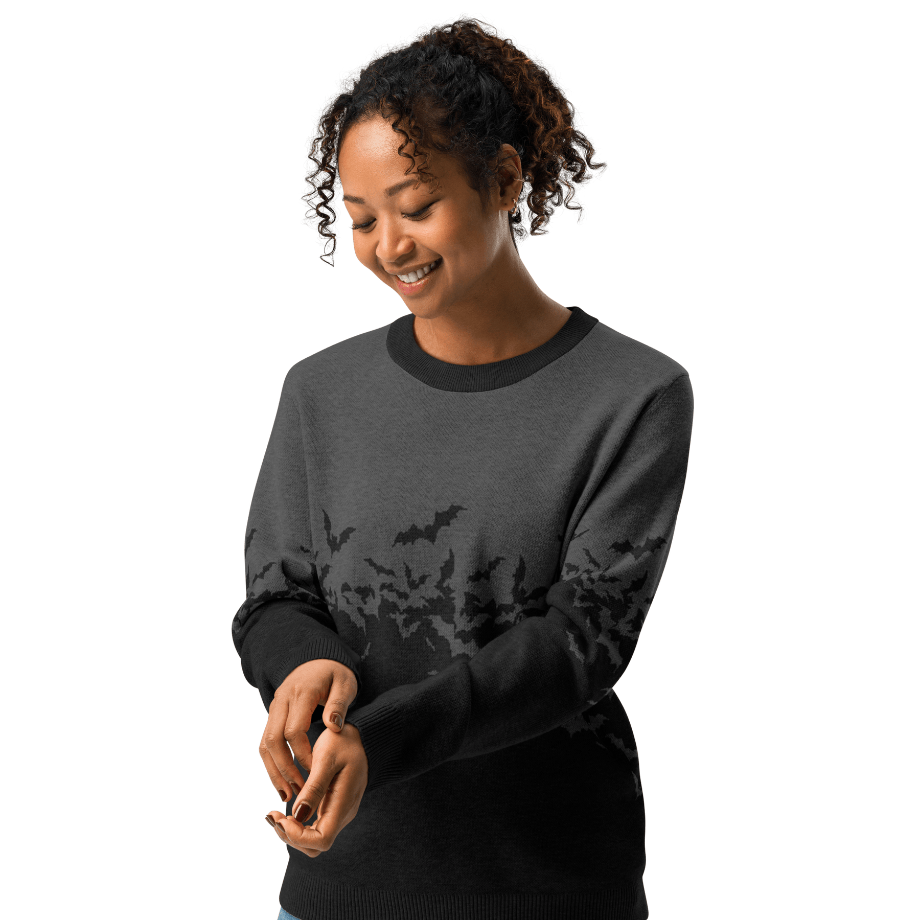 Night Swarm Knit Crewneck Sweater - Goth Cloth Co.7780750_19637